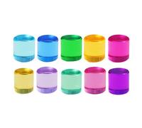 Perfeclan Jeu Construction, Jeu d'empilage, motricité Fine, cylindres en Acrylique, pour Enfants 3 à 6 Ans, Cadeau, 2.5 Cm