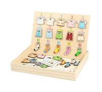 perfeclan Jeu de Correspondance Des Formes et Des Couleurs pour Enfants : Suspendre Des Vêtements, Jeu de Rôle Interactif