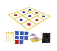 perfeclan Jeu de, robuste, avec sac à cordon, idéal pour les kermesses, les fêtes foraines, les sorties en famille, le camping et les barbecues, Sudoku Jaune