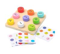 Perfeclan Jeu de société Assorti, Jouet éducatif pour Enfants, Cadeaux d'anniversaire, Pratique de la réflexion, activités d'apprentissage préscolaire, Correspondance des Nombres