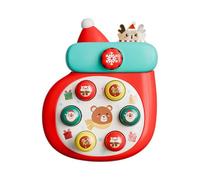 perfeclan Jouet de jeu à pousser pour enfants, développement éducatif, apprentissage précoce, adorable jouet interactif Fidget Animal, jeu de mémoire