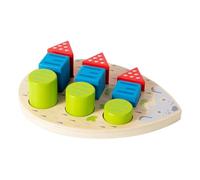 perfeclan Jouet Interactif En Bois pour Trier Les Couleurs et Les Formes, Idéal pour Les Enfants D'âge Préscolaire.