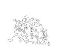 perfeclan Jouets à empiler en bois, 13 pièces, Puzzle pour tout-petits, jouets de Troupe acrobatique, Kits de jeu d'intelligence pour les vacances de 3 à 6 ans