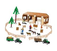 perfeclan Jouets D'animaux de La Ferme pour Enfants et Tout-petits, Mini Animaux de La Ferme Mignons à Faire Soi-même