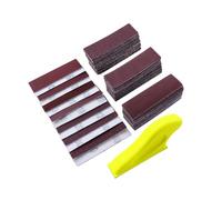 perfeclan Kit de 121 Pièces pour Ponceuse Manuelle, Mini Outil de Ponçage de Précision pour Le Bois.