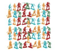 Perfeclan Kit de 50 Figurines Miniatures de Soldats à l'échelle 1/35, pour décoration de Maison de poupée