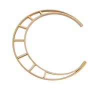 perfeclan Kit de bricolage pour carillon éolien en forme : cercle, anneau, cadre pour couronne attrape-rêves, tapisserie macramé, couronne attrape-rêves, 35cm