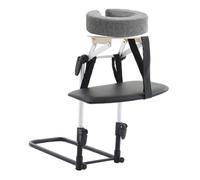 perfeclan Kit de massage pour matelas à domicile, confortable et, avec repose-bras et appui-tête réglables, oreiller de massage pour la position face, Gris