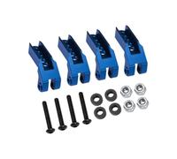 perfeclan Kit de mise à niveau pour amortisseurs RC, support métallique réglable de remplacement à l'échelle 1:10, support hydraulique pour 82056-4, Bleu