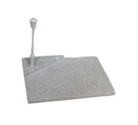 Perfeclan Kit de Montage à l'échelle 1/35, modèle de lampadaire Miniature en résine, idéal pour Les Maisons de poupées et Les Micro- (Bricolage