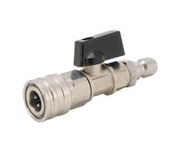 Perfeclan Kit de Vanne à Bille pour Nettoyeur Haute Pression 3/8 Ou 1/4 Pouce, Raccords de Qualité Supérieure pour Vannes D'irrigation Agricole et de Terras, 1 4po