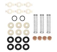 Perfeclan Kits de réparation de trompette 27x, outil de réparation de valves en feutre à ressort métallique, pièces d'instrument de bouchon de trompette, pièces