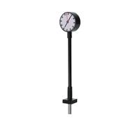perfeclan Lampe de rail d'horloge de quai miniature à l'échelle 1:87 pour modélisme ferroviaire. Accessoire robuste pour la construction de réseaux