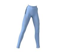 perfeclan Legging de base à l'échelle 1:6, collant de course miniature, vêtement de sport décontracté pour figurines de cosplay féminines de 30 cm, Bleu Clair