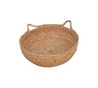 Perfeclan Lit Cat Bed Maison Douillette Chat Panier Dormir Résistant Grattage Matériau Paille Confortable Lavable Accessoires Adapté à Chats D'Intérieur Détente, 40cmx14cm