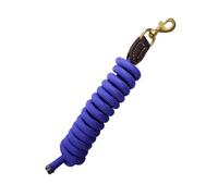 Perfeclan Longe d'entraînement pour Cheval, rênes de Dressage, 250 cm (98,43 Pouces), en Nylon, pour présentation, Marche et Jeu, Bleu