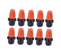 Perfeclan Lot de 10 Buses de brumisation pour arrosage de Jardin, Orange, 4cm