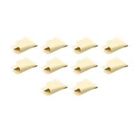 Perfeclan Lot de 10 de Polissage réutilisables en Daim pour Bijoux, argenterie et Diamants. Redonne de l'éclat à Vos Bijoux.