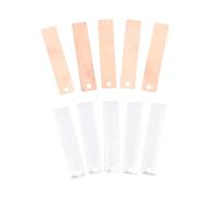 perfeclan Lot de 10 feuilles de cuivre et de zinc, kit de développement d'énergie pour les expériences sur les piles à fruits.