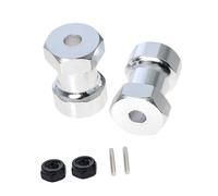 perfeclan Lot de 2 adaptateurs d'entraînement RC, connecteurs de joint, pièces en alliage d'aluminium, extension d'essieu, combinateur, entretoise