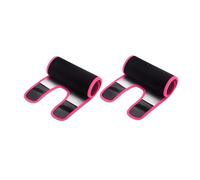 perfeclan Lot de 2 bandes de cuisse ajustables et robustes pour hommes et femmes, support pour le haut des jambes, idéal pour le sport, le, le sauna la, Rose