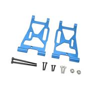 perfeclan Lot de 2 bras oscillants inférieurs avant RC, pièce de mise à niveau, accessoire professionnel de remplacement pour voiture de loisir RC P73220 à, Bleu