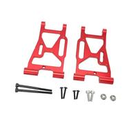 perfeclan Lot de 2 bras oscillants inférieurs avant RC, pièce de mise à niveau, accessoire professionnel de remplacement pour voiture de loisir RC P73220 à, Rouge