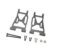 perfeclan Lot de 2 bras oscillants inférieurs avant RC, pièce de mise à niveau, accessoire professionnel de remplacement pour voiture de loisir RC P73220 à, Gris