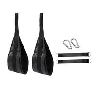 Perfeclan Lot de 2 Sangles Abdominales suspendues pour Exercices de de Jambes, idéales pour la Musculation à Domicile, W Lanyard Carabiner