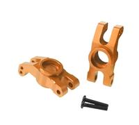 perfeclan Lot de 2 sièges d'essieu arrière pour voiture RC 1/14, pièces de rechange robustes pour véhicule, ensemble de direction, pièce de mise à niveau, or