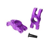 perfeclan Lot de 2 sièges d'essieu arrière pour voiture RC 1/14, pièces de rechange robustes pour véhicule, ensemble de direction, pièce de mise à niveau, Violet
