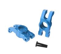 perfeclan Lot de 2 sièges d'essieu arrière pour voiture RC 1/14, pièces de rechange robustes pour véhicule, ensemble de direction, pièce de mise à niveau, Bleu