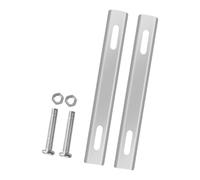 Perfeclan Lot de 2 Supports de Fixation pour Panier de vélo arrière avec vis de Montage, Support de Panier Portable et Adaptateur de Montage Facile à Installer