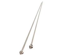 Perfeclan Lot de 2 tiges de Rechange pour Appareil de Musculation (escalier) - Robuste, légère et performante - Acier Inoxydable - Pièce détachée pour Appareil