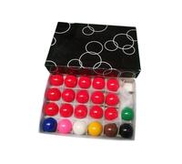 Perfeclan Lot de 22 Mini Boules de Billard, Accessoires de Table de Billard, Ensemble Complet, Jouet pour Enfants pour Les Loisirs, Le Sport et la Maison, 38mm