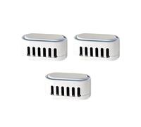 Perfeclan Lot de 3 bacs à litière automatiques pour Chats, éliminant Les odeurs d'animaux, Installation Facile, purificateur d'air pour Les et