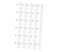 perfeclan Lot de 30 manilles et vis pour angles de gouvernail, installation facile, remplacement d'aileron compact pour guignols à quatre trous, bricolage