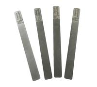 perfeclan Lot de 4 limes pour sillet de ukulélé, outils de luthier pratiques et robustes, en acier inoxydable de précision pour le polissage des frettes et