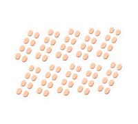 perfeclan Lot de 40 paires de plaquettes nasales pour lunettes de soleil, coussinets doux de 1 mm d'épaisseur, pâte adhésive, Peau Ovale