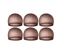 perfeclan Lot de 6 bonnets de perruque invisibles pour femmes et hommes, idéal pour les remises de diplômes, CafÉ