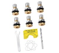 perfeclan Lot de 6 Bouchons d'aération pour bidon de, Pratique à Utiliser, Anti-Fuite, débit Plus Rapide, Valve d'aération pour bidon de de