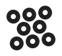 perfeclan Lot de 8 attaches-courroie de guitare, remplacement direct, installation facile, accessoires de qualité supérieure, protection robuste pour guitare, Noir