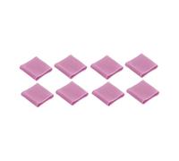 perfeclan Lot de 8 manchons élastiques de soutien des doigts, protections pour les doigts, support élastique pour le pouce pour la course et le tennis, Pink S