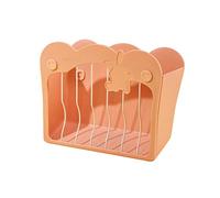 Perfeclan Mangeoire à Foin pour Lapin Porte-Herbe Distributeur Cage Support Aliments Anti-gaspillage Fixation Stable Adapté Aux Petits Animaux Cochons d'Inde Ch, Rose