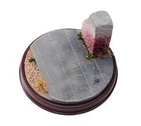 perfeclan Maquette de scène miniature à l'échelle 1/64, décor d'angle, arrière-plan, table à sable miniature, plateforme de micro-, présentoir de