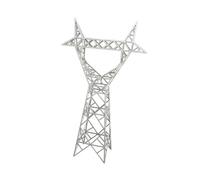 perfeclan Maquette de table à sable, tour à haute tension, tour cylindrique, diorama décoratif, présentoir compact et léger, Grand