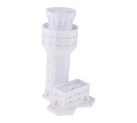 Perfeclan Maquette de Tour de Contrôle D'aéroport Non Peinte à L'échelle 1:400 - Accessoires pour Dioramas et Loisirs Créatifs