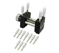 perfeclan Mini étau pour maquettes, outil de modélisme professionnel et réglable, étau de table pour la fabrication de bijoux, Noir