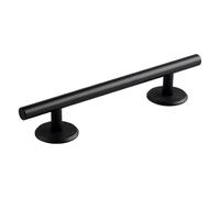 perfeclan Mini-skateboard à rails ronds pour fingerboard, accessoire de jeu de rails premium, cadeau original en acier inoxydable, rail d'obstacles, Noir 20 Cm