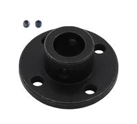 perfeclan Modèle de guide rigide Coupleur Bride d'accouplement d'arbre Raccords d'axe d'arbre avec vis de fixation Remplacement d'accouplement à bride rigide, 10MM